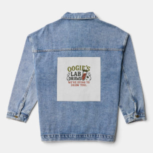 Oogie�s Lab Draws � Lustiger Halloween-Phlebotomis Jeansjacke