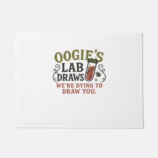 Oogie's Labrador Zeichne - Funny Halloween Phlebot Fußmatte (Vorderseite)