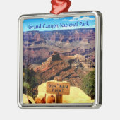 Ooh Aah Point Grand Canyon Nationalpark Ornament Aus Metall (Links)