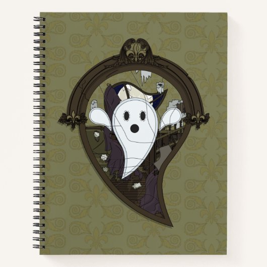 Ooh das Ghost Spiral Notebook Notizblock (Vorderseite)