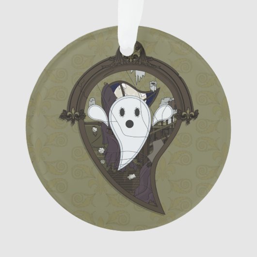 Ooh der Geist-Acrylschmuck Ornament (Vorderseite)