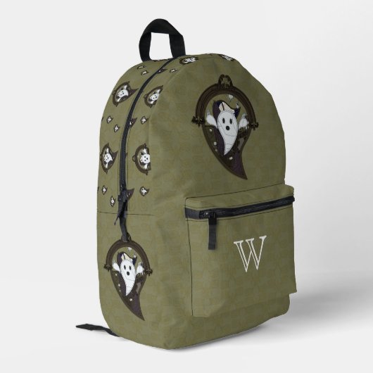 Ooh der Geist Bedruckter Rucksack (Rückseitige Ecke links)