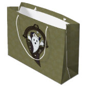 Ooh die Ghost-Geschenktasche Große Geschenktüte (Rückseite Schrägansicht)
