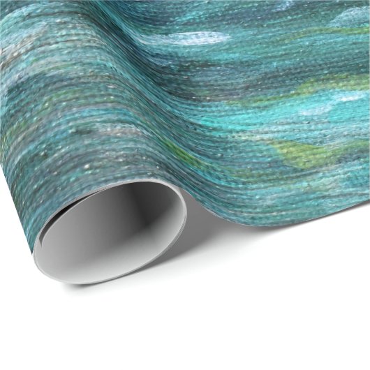 Ooh Goody Lunchtime Sea Otter Malerei Geschenkpapier (Rolleneckpunkt)