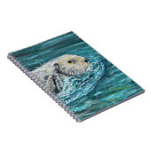Ooh Goody Lunchtime Sea Otter Malerei Notizblock (Rechte Seite)