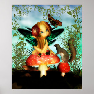 Ooh Hübscher Schmetterling - Süsse Schmetterling F Poster