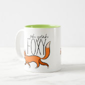 Ooh ja Foxy Zweifarbige Tasse (Vorderseite Links)