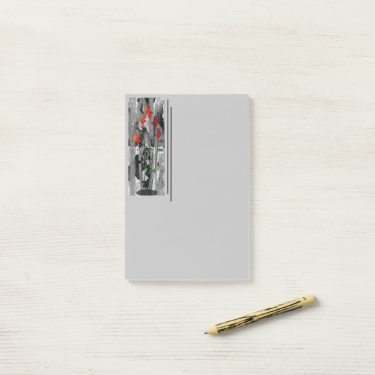 "Ooh La, La" (4" x 6") Post-it-Notizen Post-it Klebezettel (Auf Schreibtisch)