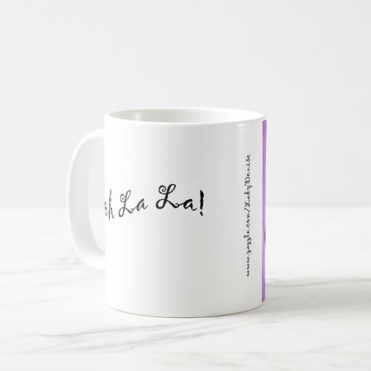 Ooh La-La einer Diva! Tasse (Vorderseite Links)