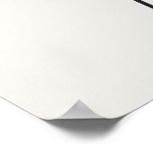 Ooh La La French Expression in Soft White Poster (Ecke)