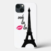 Ooh la la la! Eiffel Tower iPhone Case (Rückseite)