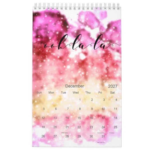 Ooh-La-La-La Kalender (Dez 2027)
