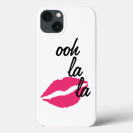 Ooh la la! mit einem Kiss iPhone Case