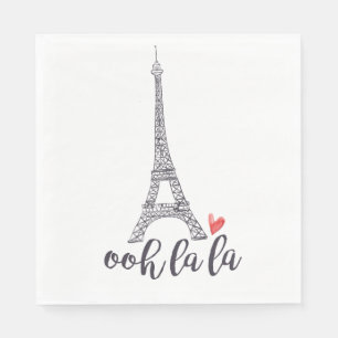 Ooh la la Paris Napkins Serviette