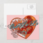 Ooh La La Postkarte (Vorne/Hinten)