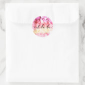 Ooh-La-La Runder Aufkleber (Tasche)