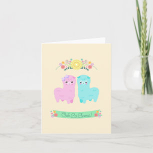 Ooh La-Lama-Karten Karte