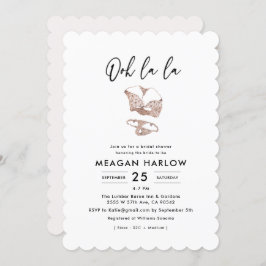Ooh La Lingerie Brautparty Hen Party Einladung