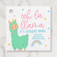 Ooh La Llama Rainbow and Stars Baby Dusche