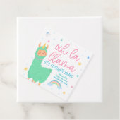 Ooh La Llama Rainbow and Stars Baby Dusche Geschenkanhänger (Beispiel)