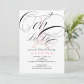 Ooh La Paris Frankreich Süß 16 Einladung (Stehend Vorderseite)