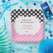 Ooh la Paris Tea Birthday Pappteller (Party)