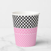 Ooh la Paris Tea Birthday Party Pappbecher (Rückseite)