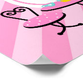 Ooh la Paris Tea Birthday Poster (Ecke)