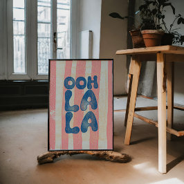 Ooh La Trendy Wall Art Poster