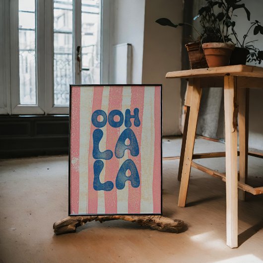 Ooh La Trendy Wall Art Poster