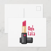 Ooh Lala Postkarte (Vorne/Hinten)