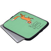 Ooh Yeah Foxy Niedlich Fox Slogan Laptopschutzhülle (Vorne Knopf)