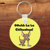 Oohhh La Chihuahua T - Shirt und Geschenke Schlüsselanhänger (Vorderseite)