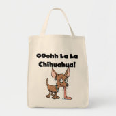 Oohhh La Chihuahua T - Shirt und Geschenke Tragetasche (Vorne)