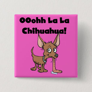 Oohhh La-Lachihuahua-T - Shirts und Geschenke Button