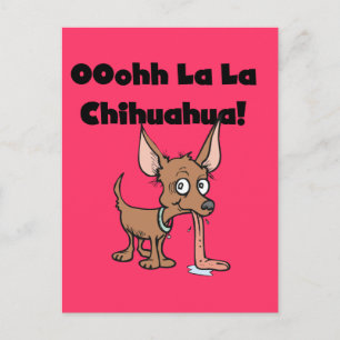 Oohhh La-Lachihuahua-T - Shirts und Geschenke Postkarte