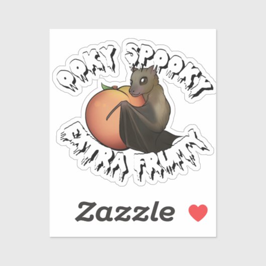 Ooky Spooky Bat Aufkleber (Blatt)