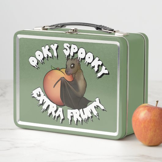 Ooky Spooky Bat Metall Brotdose (Beispiel)