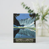 Oolah Tal in Itkillik, Tore der Arktis Postkarte (Stehend Vorderseite)