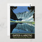 Oolah Tal in Itkillik, Tore der Arktis Postkarte (Vorne/Hinten)