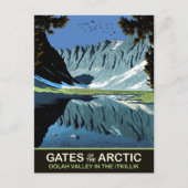 Oolah Tal in Itkillik, Tore der Arktis Postkarte (Vorderseite)