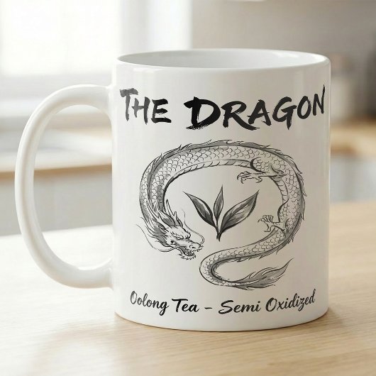 Oolong-Drachen-Tee-Rezept Semi-Oxidiert Kaffeetasse