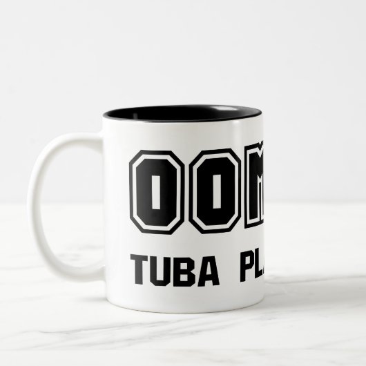Oom-Pa Tuba Zweifarbige Tasse (Links)