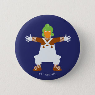 Oompa Loompa Arms Out Button