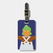 Oompa Loompa Arms Out Gepäckanhänger (Vorderseite vertikal)