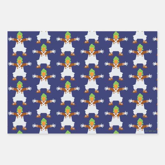 Oompa Loompa Arms Out Geschenkpapier Set (Vorderseite 2)