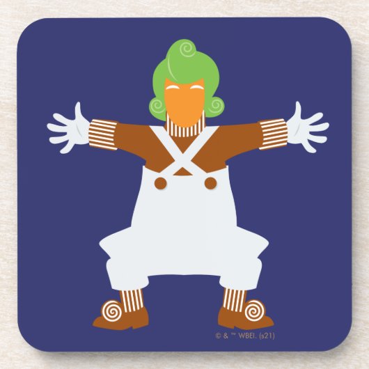 Oompa Loompa Arms Out Getränkeuntersetzer (Vorderseite)