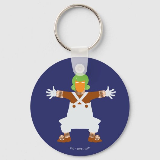 Oompa Loompa Arms Out Schlüsselanhänger (Vorderseite)