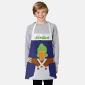 Oompa Loompa Arms Out Schürze (Getragen)