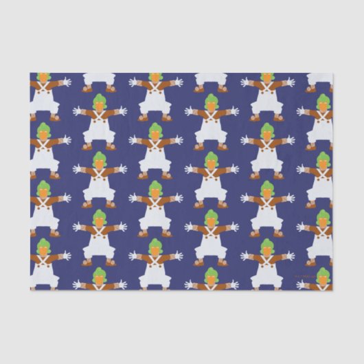 Oompa Loompa Arms Out Seidenpapier (Vorderseite)